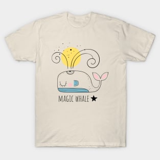 Whale Scandinavian Magic T-Shirt